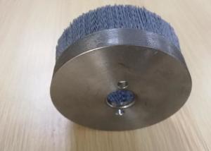 Quality Metal Base CNC Deburring Brushes / Nylon Abrasive Filament Brushes With Locating Hole wholesale