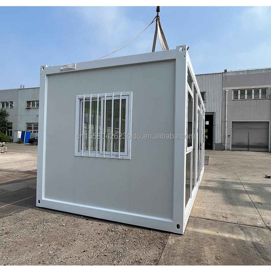 Galvanized Steel Square Tubes Main Structure Prefabricated Tiny Room Container House for Construction Site Warehouse Family
