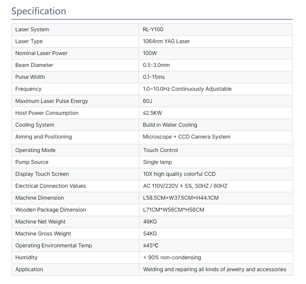 IKO Guided Portable Desktop Silver Gold YAG Pulse 100W Mini CCD Jewelry Welding Fiber Laser Welder Machine by RAYCUS
