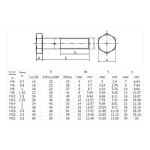 A2-70 Stainless Steel Bolts M6*30 Partial Threaded Din931 Hexagon Bolt