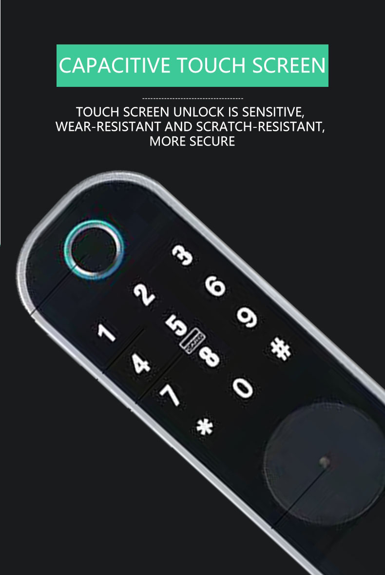 Multifunctional Digital Rim Lock Smart Lock Intelligent Security Card Door Locks