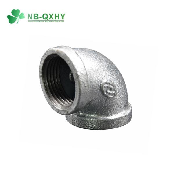 Thread Connection Casting Steel Elbow Fitting 90 Degree Malleable Iron Pipe