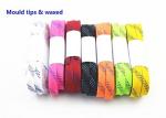 Anti Abrasive Colored Skate Laces Wear Resistant , Roller Hockey Laces