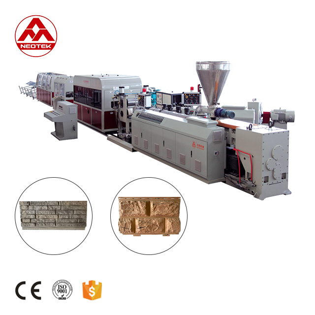 132 1 Screw L/D Ratio PVC Stone Siding Extrusion Line for Fast and Precise Production