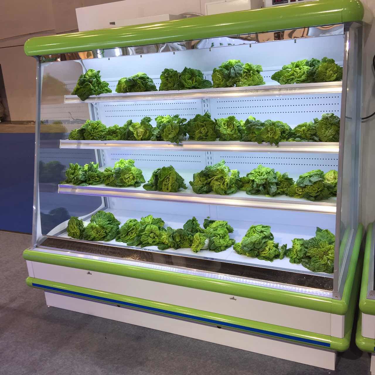 Convenient Store Sandwich Fan Cooling Open Display Chiller