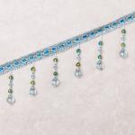 Handmade fashionable chain beads lace tassels fringes for curtain/sofa/pillow
