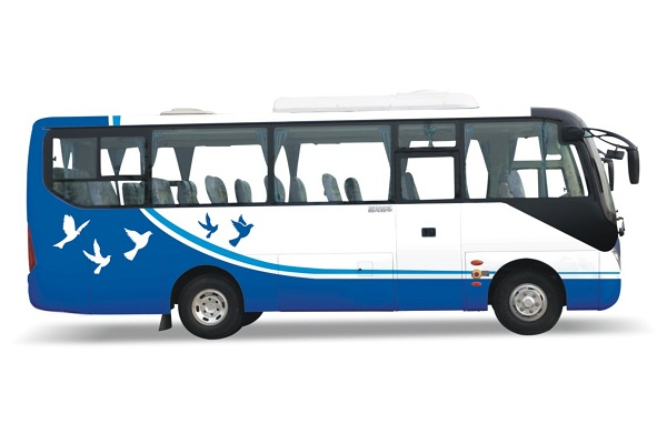Fuel Type Diesel and CNG 28 Seats Low Floor Business Coach Bus for LHD RHD Drive Wheel