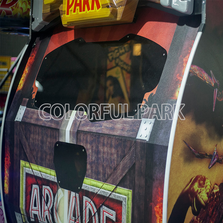 2 People Shooting Arcade Machines Jurassic Game Console Dinosaur For Indoor Adult