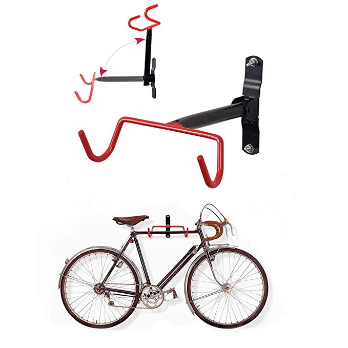 Wall Mounted Bike Hanger OEM Custom Steel Bike Rack Pedal Hook Display Storage Brackets