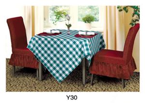 Quality Wholesale luxury wedding party plaid table cloth (Y-30) wholesale