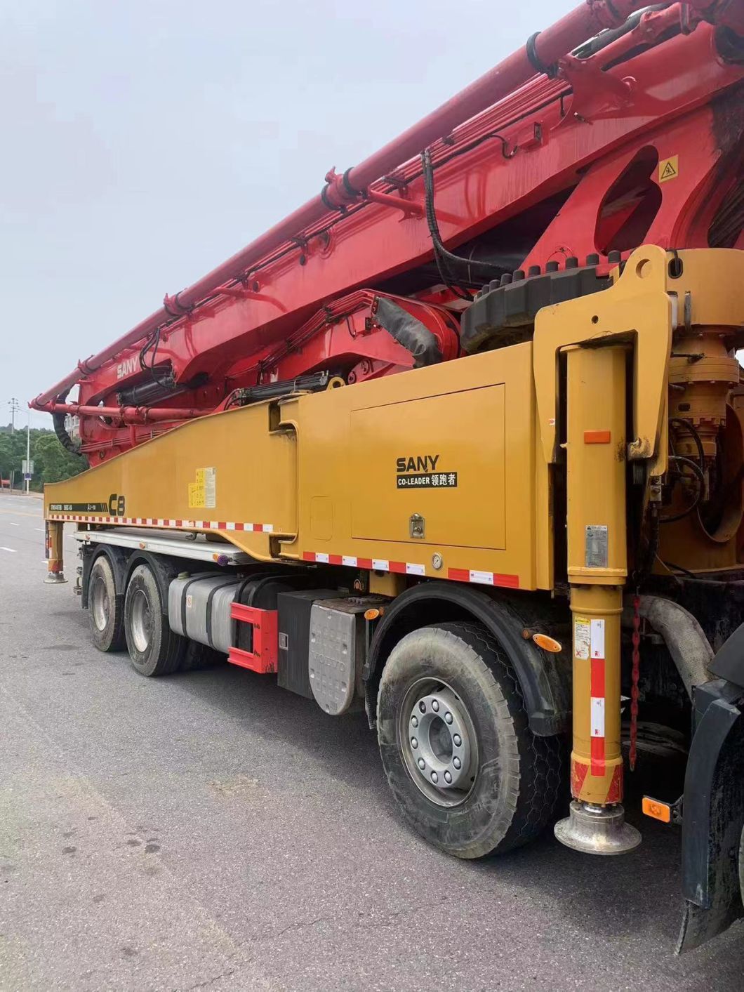 2020 Perfect Original 56m Concrete Pump on Volvo Chassis for Ready Mix Batching Plant Factory Directly Sale