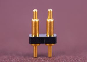 Quality Copper Alloy Spring Loaded Connector Vertical 2Pin 2.05mm-2.55mm Working Height wholesale