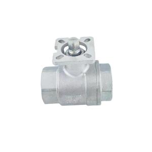 Quality 1000wog SS304 316 Stainless Steel NPT Bsp Thread Two Piece Ball Valve for Industrial wholesale