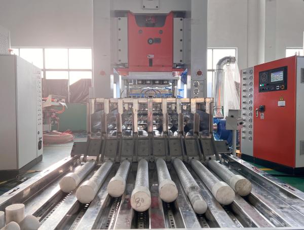 3-6 Cavities Aluminium Foil Container Cake Tart Collection Production Line With