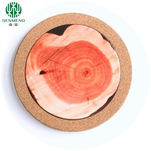 Quality Sustainable Natural Rectangular Heat Insulation Antislip Cork Hot Placemats wholesale