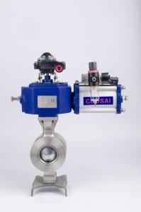 Quality Fatigue Resistant DN250 Pneumatic Actuator Segment Ball Valve wholesale