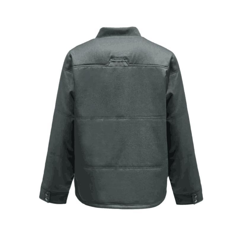 Men Cotton-Padded Coat 2023 Winter Turn-Down Collar Thicken Nylon Business Casual Jacket