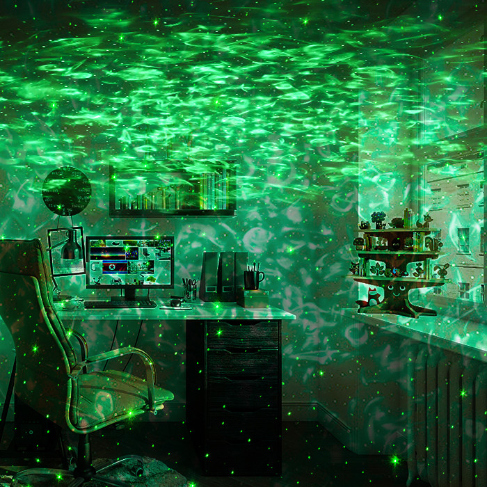 Ceiling RGB Dinosaur Egg Projector , Practical Galaxy Star Nebula Light Projector