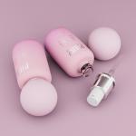 Round Glass Cream Lotion Bottles 30ml Customized Logo