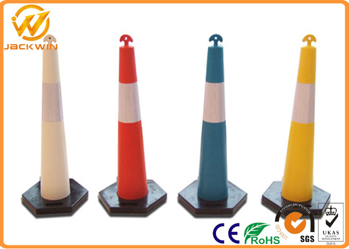 Durable Road Safety Control Flexible Traffic Bollards , PA Traffic Warning Post