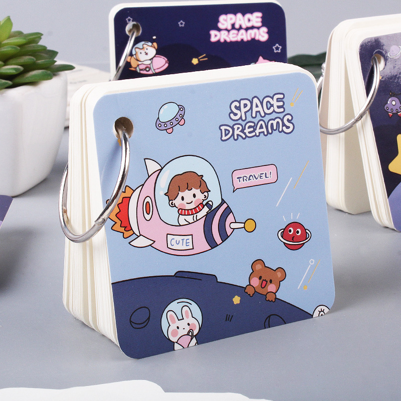 Creative Cartoon Astronaut Cute Kawaii Memo Pad Self-Adhesive Sticky Paper for Office