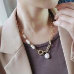 High Quality Natural Baroque Irregular Freshwater Baroque Pearl Necklace Jewelry