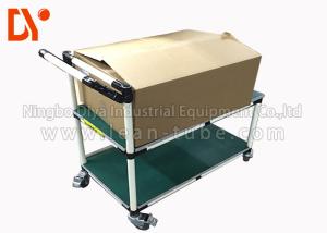 Quality Hand Pushed Tote Cart Aluminium Profile Cold Welded Pipe 28mm Diameter wholesale