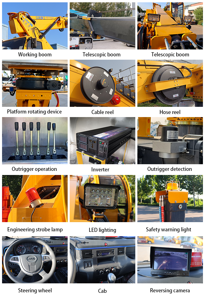 Hot Selling telescopic boom Lift 36m Aerial Working Platform Truck