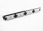 1U Rack Mount 15 Slots 19 Inch Metal Horizontal Cable Management ISO Certificati