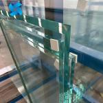 Bathroom Glass Partition 12mm Crystal Toughened Glass 1/2 Inch