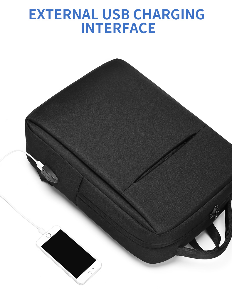 Factory hot sell travel custom logo waterproof backpack business man bag laptop backpacks