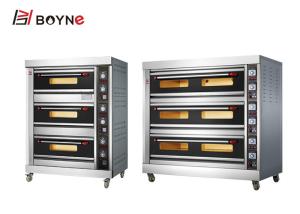 Quality Infrared Radiation Heating Electric Baking Oven 3 Deck 6 Trays wholesale