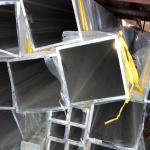 Grade 202 Stainless Steel Square Pipe Bright Polsihed Outside / Hairline