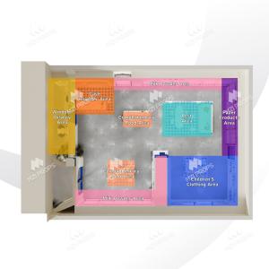 Quality 10-KLYLS Mom And Baby Store Zoning With Klein Blue Style wholesale