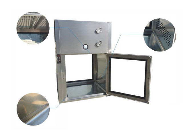 Dynamic Interlocking Stainless Steel Pass Box Medical Static For Pharmaceutical