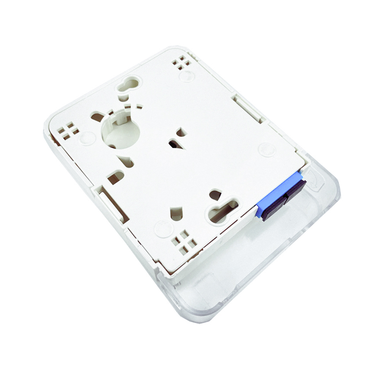 SC UPC Plastic Fiber Optic Face Plate Socket Panel for Indoor FTTH Network Installation