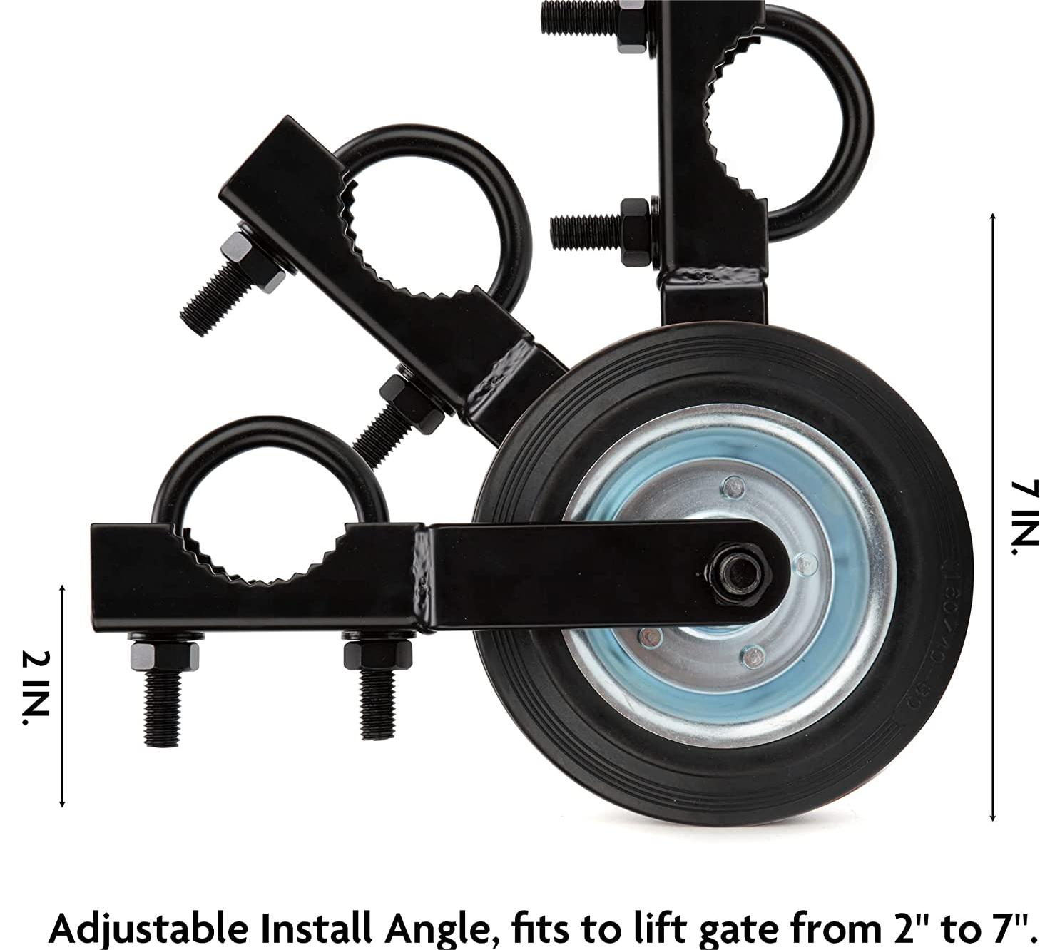 Single-side Bracket Gate Helper roller wheels for sliding gate wheels and Customized