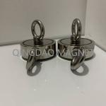 Sintered NdFeB N35 270KGS 600 Lb Fishing Magnet Nickel Coating