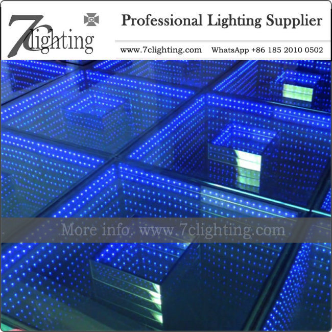 Mirror LED Dance Floor Packages Event Wedding 3D Optical Illusions Dancing Floor