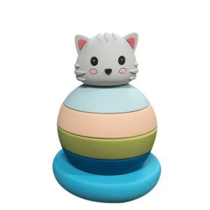 Quality Montessori Educational Silicone Stacking Blocks Toy For Kids Learning wholesale