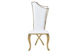 Quality 118cm Height Modern Leather Dining Chairs wholesale