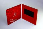 Laser Cut LCD Invitation Card 4G Memory For Christmas / Advertising Gift