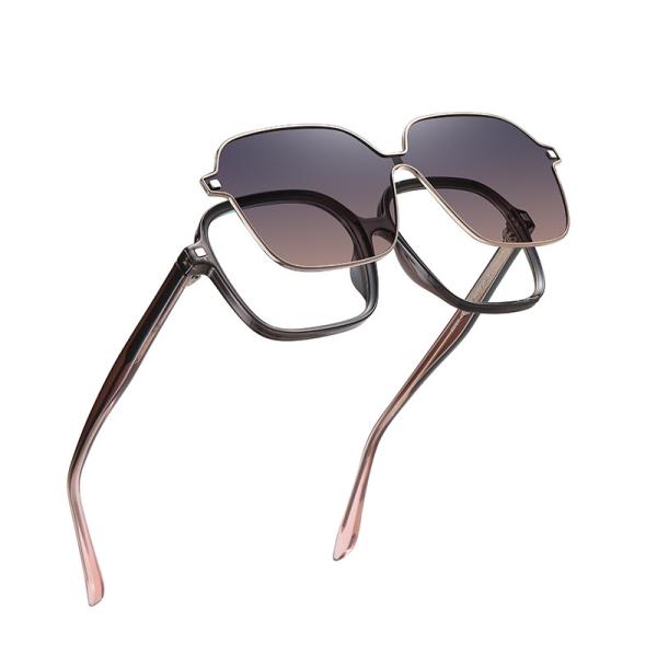Unisex Clip On Magnetic Sunglasses For Women Polarized UV Protection Retro