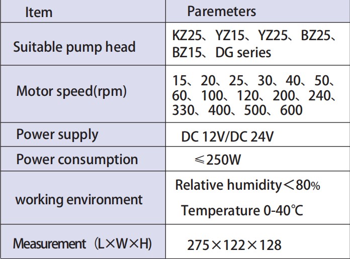 60 Motor Series Fixed Speed Oem Peristaltic Pump