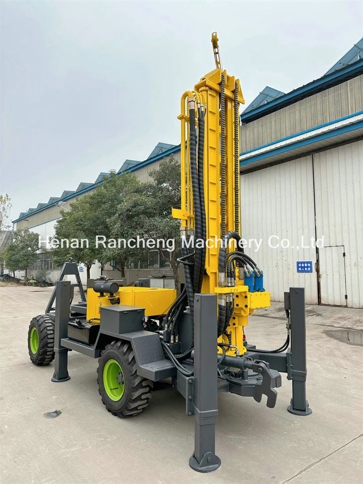 220m Water Well Drilling Rig With 65KW Quanchai Engine And 13T Lifting Force