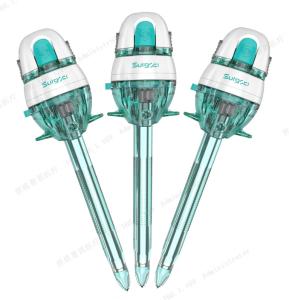 Quality 12mm Trocar Plastic Tip Surgical Instruments Disposable Optical Trocar 12mm wholesale