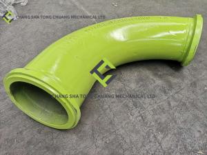 Quality Zoomlion Concrete Pump Truck Accessories No. 2 Bend Pipe Jinnaite A0514000 Outer Arc 870mm wholesale