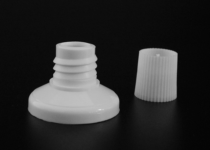 Aluminum Plastic Tube Head / Tube Closure Dia 35mm Could Custom Flip Top Cap