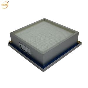 Quality EN1882 Pharmaceutical Gel Seal Mini Pleated Hepa Filter H13 H14 wholesale