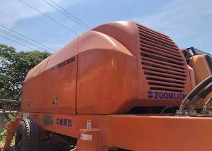 Quality 80CBM 8Mpa Used Concrete Trailer Pump Electric Hydraulic Stationary wholesale